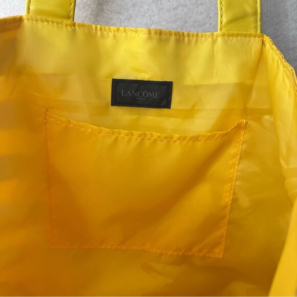 Vintage New Lancôme Tote with Stripes Cosmetic traveler Beauty Bag - Picture 4 of 8